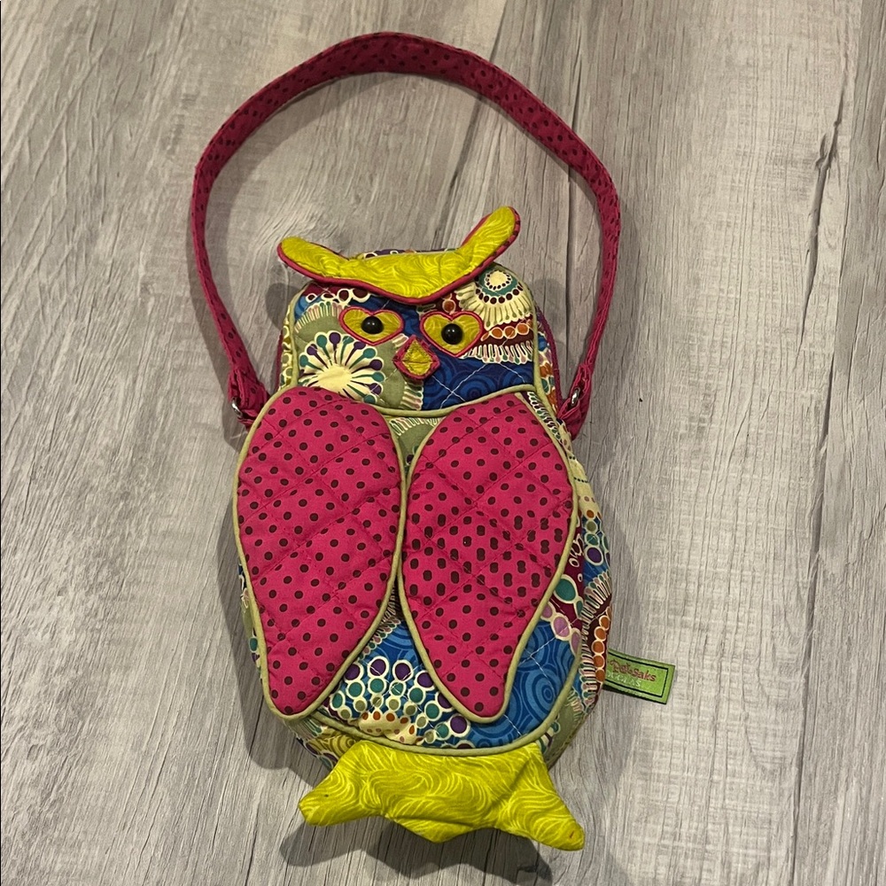 Colorful Owl-Shaped Women's Bag